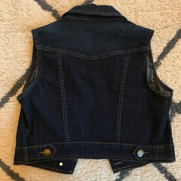 NWOT Denim vest - Picture 2 of 5
